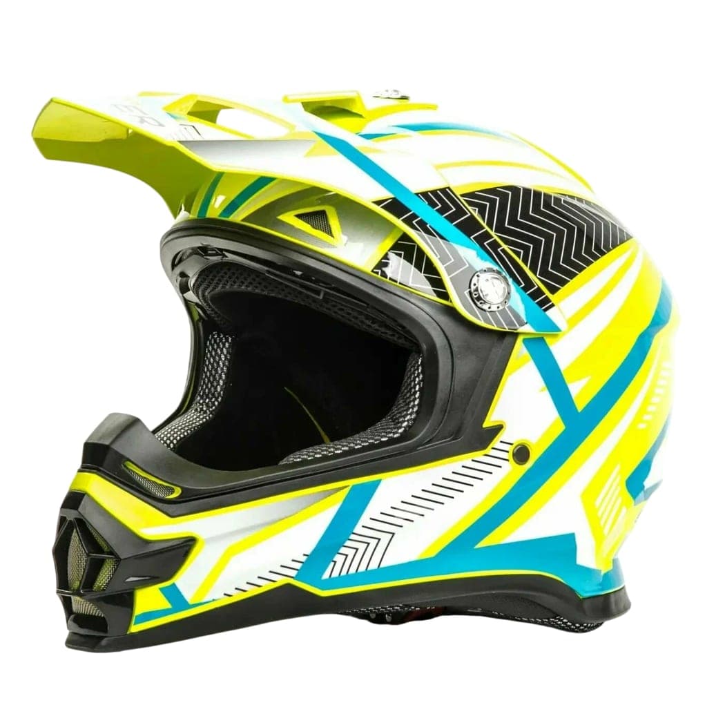Шлем кроссовый HIZER B6196 №1 yellow