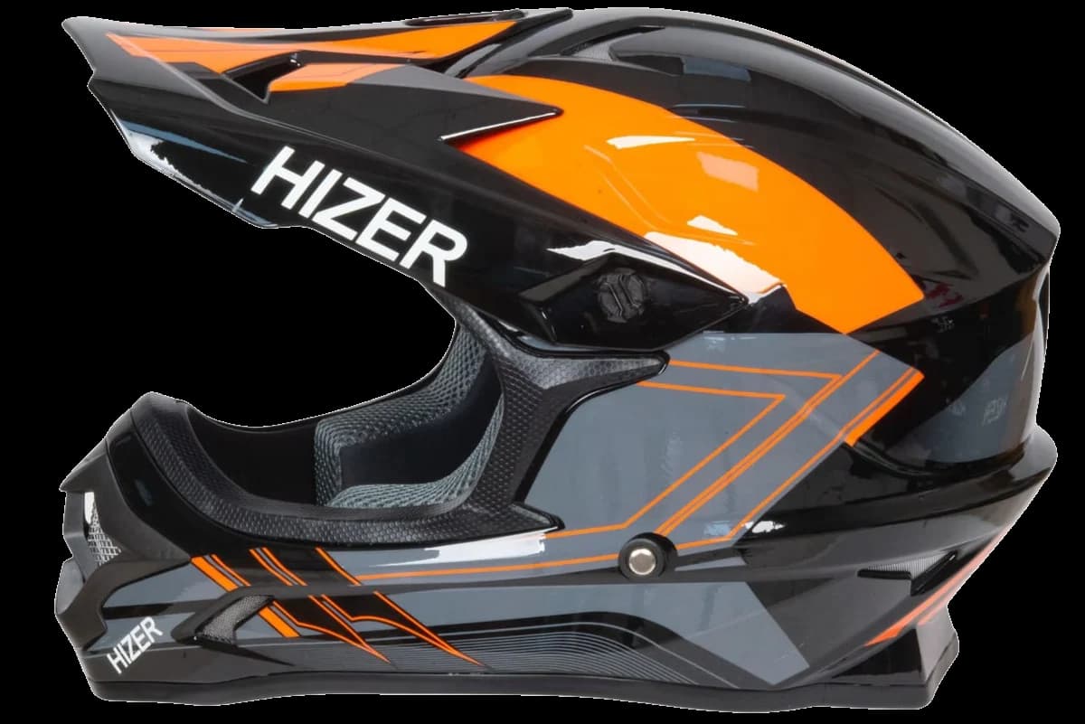 Шлем кроссовый HIZER J6805 №5 orange