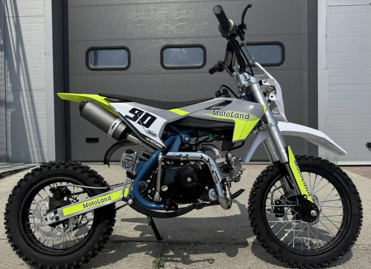 Питбайк Motoland TCX125 E 14/12 + фара, фото 3